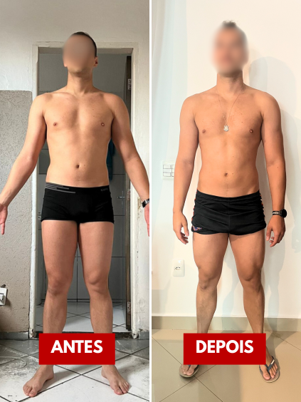 antes e depois